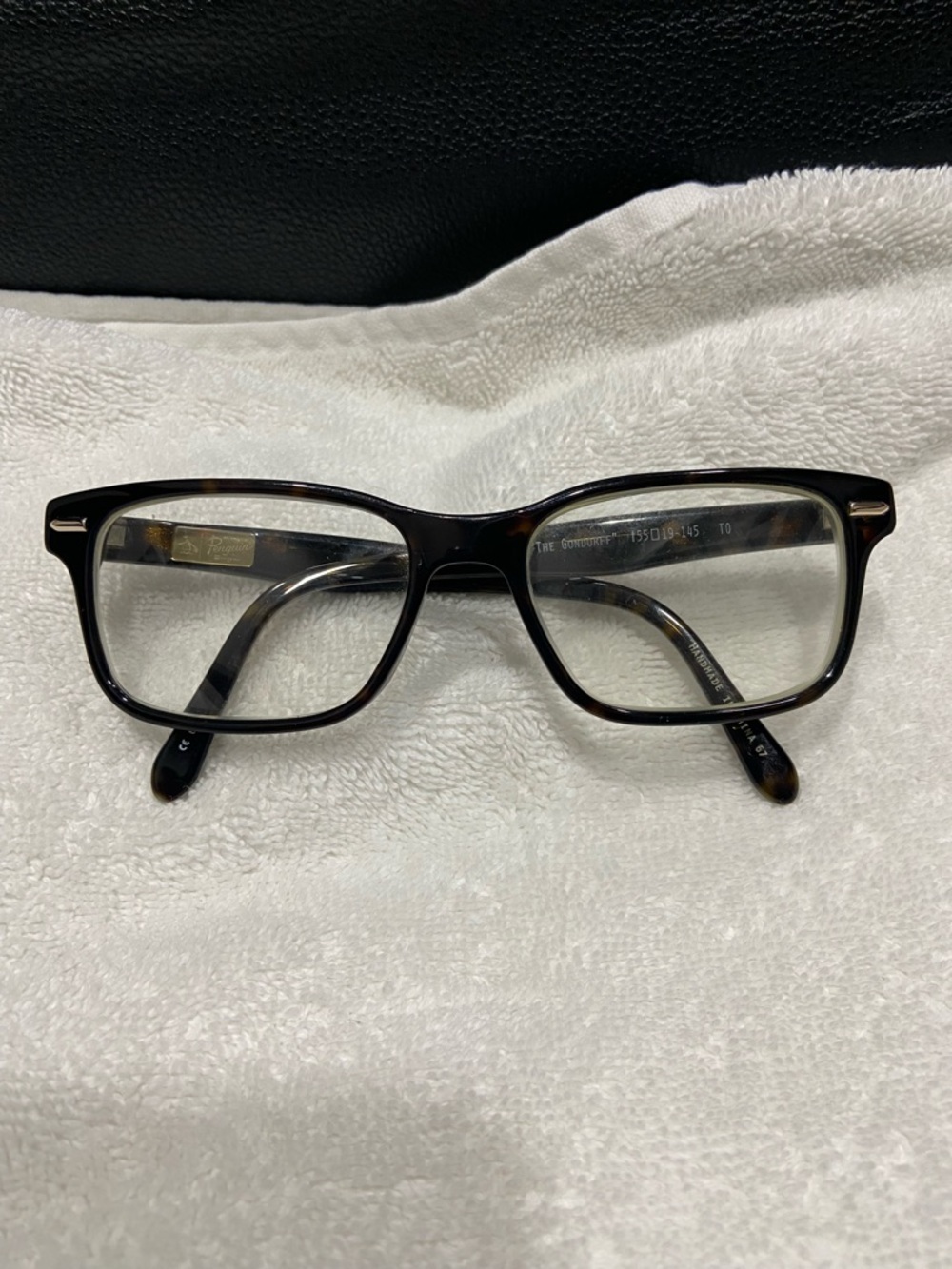Penguin “The Gondorff” Men’s Eyeglass Frames 55-19-145 Brown W/ tortoise Shell